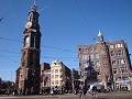 Amsterdam in front of the station